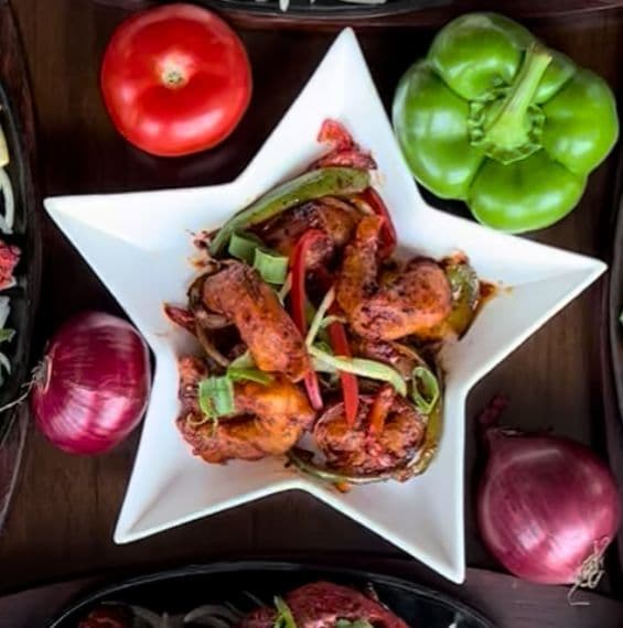 Chilli Garlic Prawns